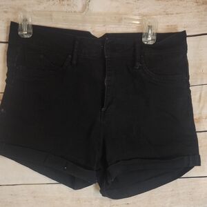 Fashion Nova Black Jean Shorts
